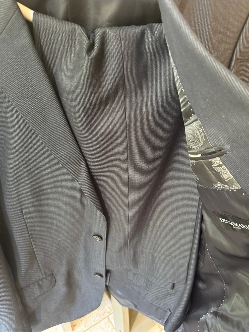Tailored Navy Men's Suit Jacket